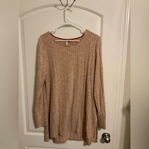 Cato Rust Knit Top